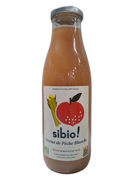 Nectar de Pêche Blanche bio 75CL