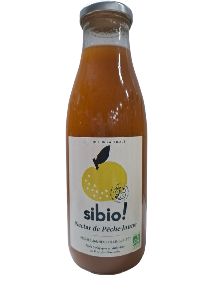 Nectar de Pêche Jaune bio 75CL