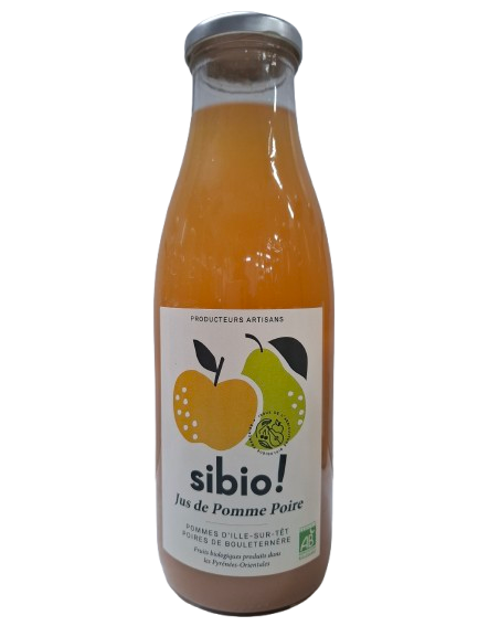 Jus de Pomme Poire bio 75CL