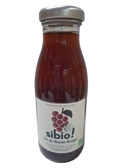 Jus de Raisin Rouge bio 25CL