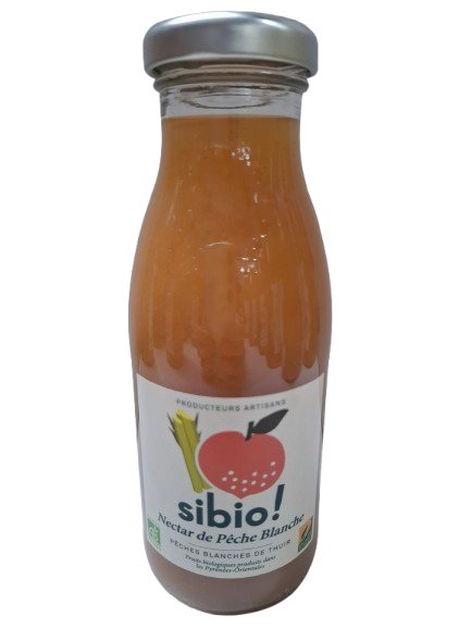 Nectar de Pêche Blanche bio 25CL