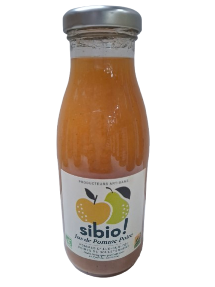 Jus de Pomme Poire bio 25CL