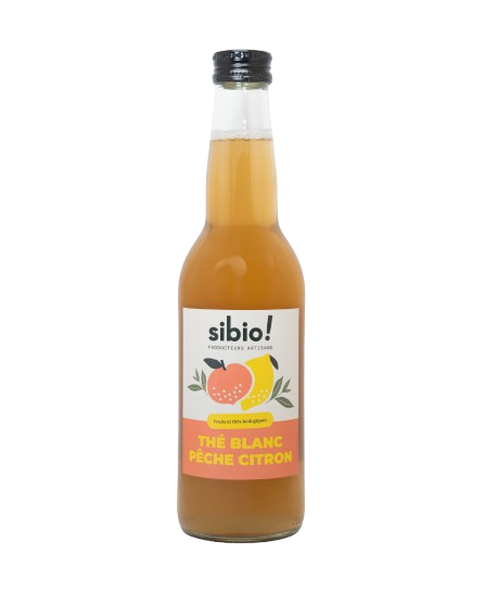 Thé Blanc Pêche Citron 33CL