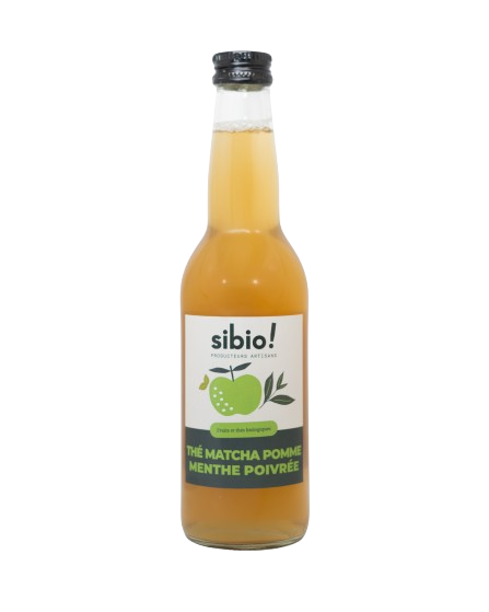 Thé Matcha Pomme Menthe Poivrée 33CL