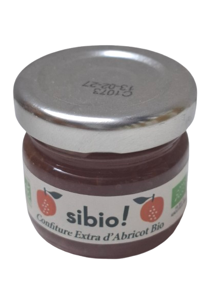 Confiture Extra d'Abricot bio 30g