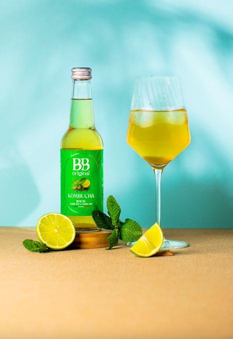 Kombucha Menthe Citron Vert Poivre Vert