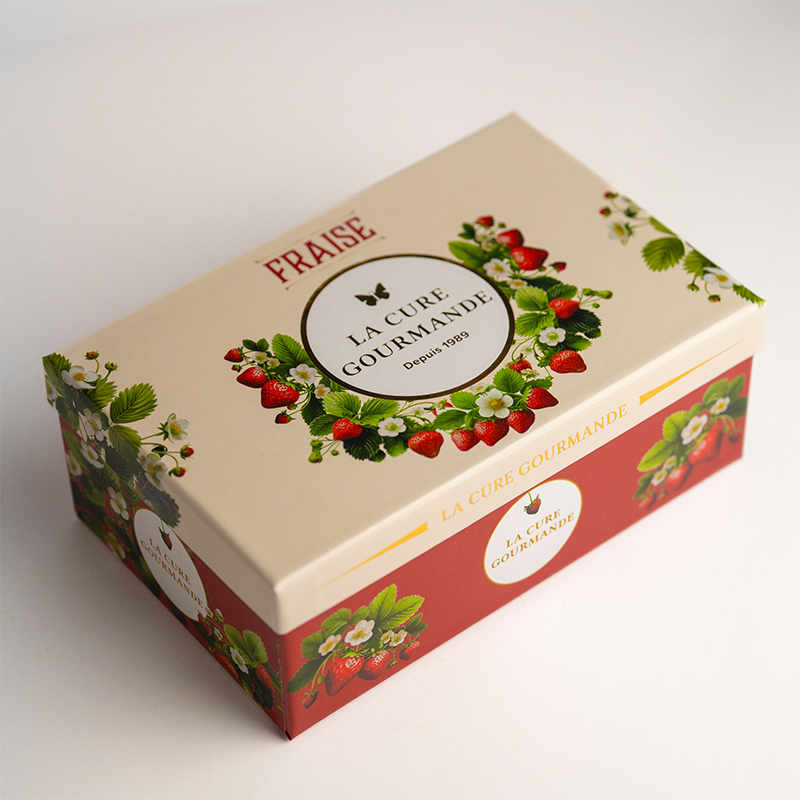 BOITE DE BISCUITS FOURRES FRAISE 300G CURE GOURMANDE