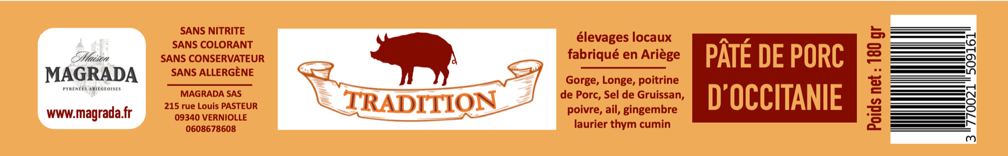 PÂTÉ DE PORC D'OCCITANIE