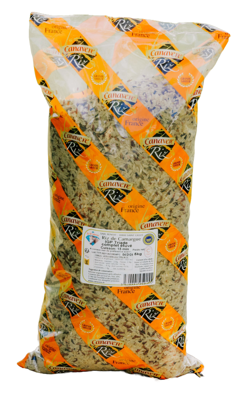 SAC 5 KG RIZ DE CAMARGUE IGP TRIADE