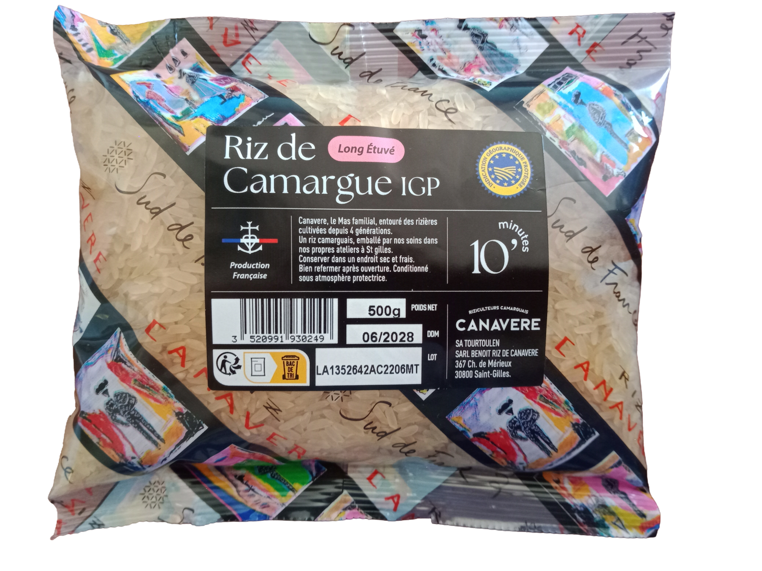 SAC 500 G MT RIZ DE CAMARGUE IGP LONG ETUVE CUISSON 10 MIN