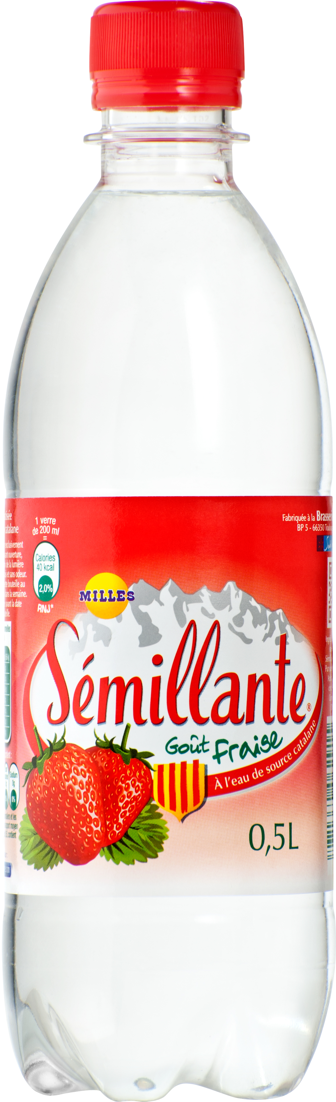 Semillante Fraise 1,5 L PET et 0,5 L PET