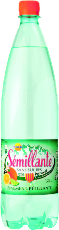 Semillante Finement Petillante Aromatisee Agrumes Sans Sucres 1.25L