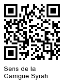 Sens de la Garrigue Syrah,  La Cave de Gruissan