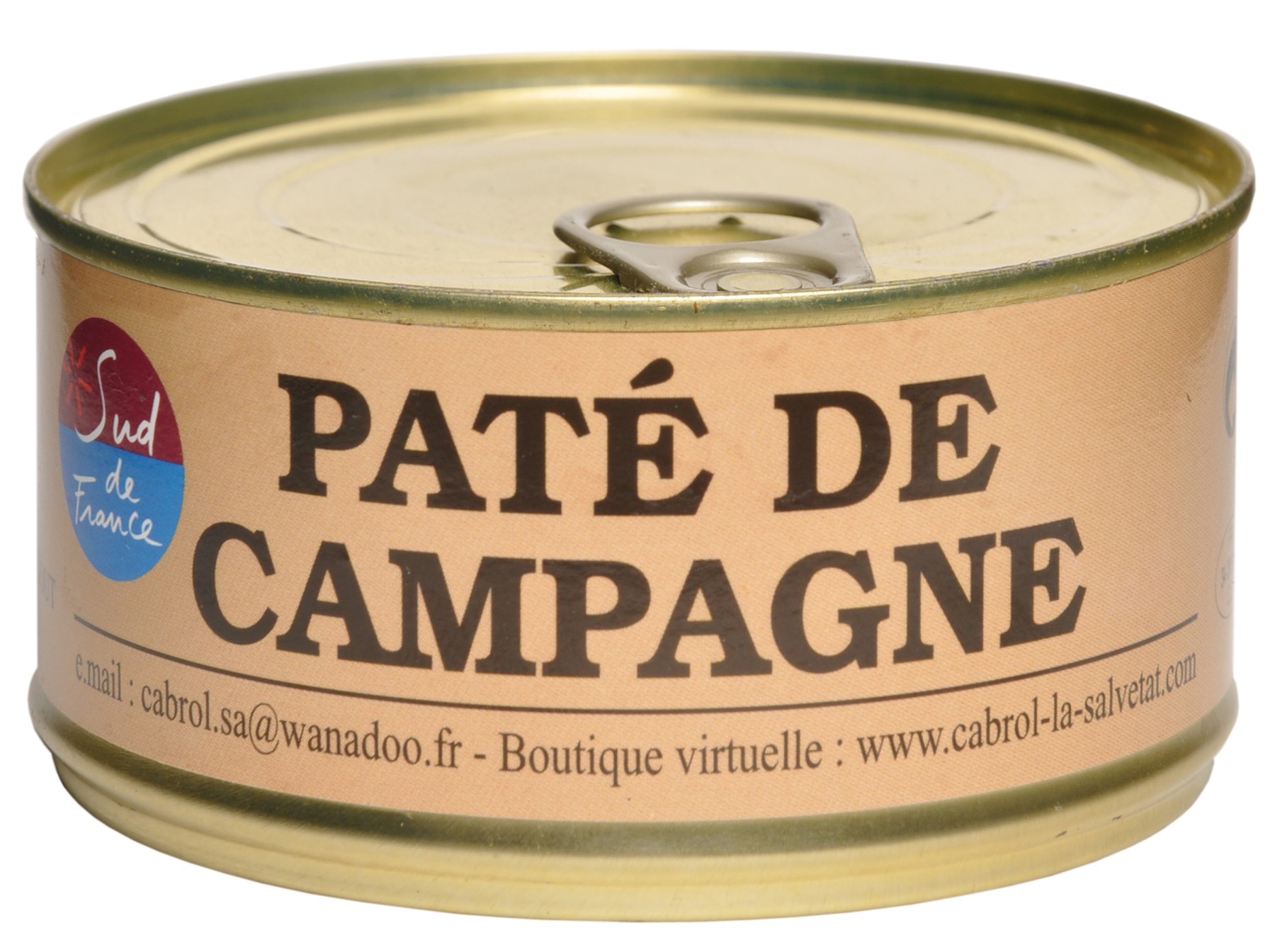 Boite / Verrine de Pate de Campagne a la Salvetoise