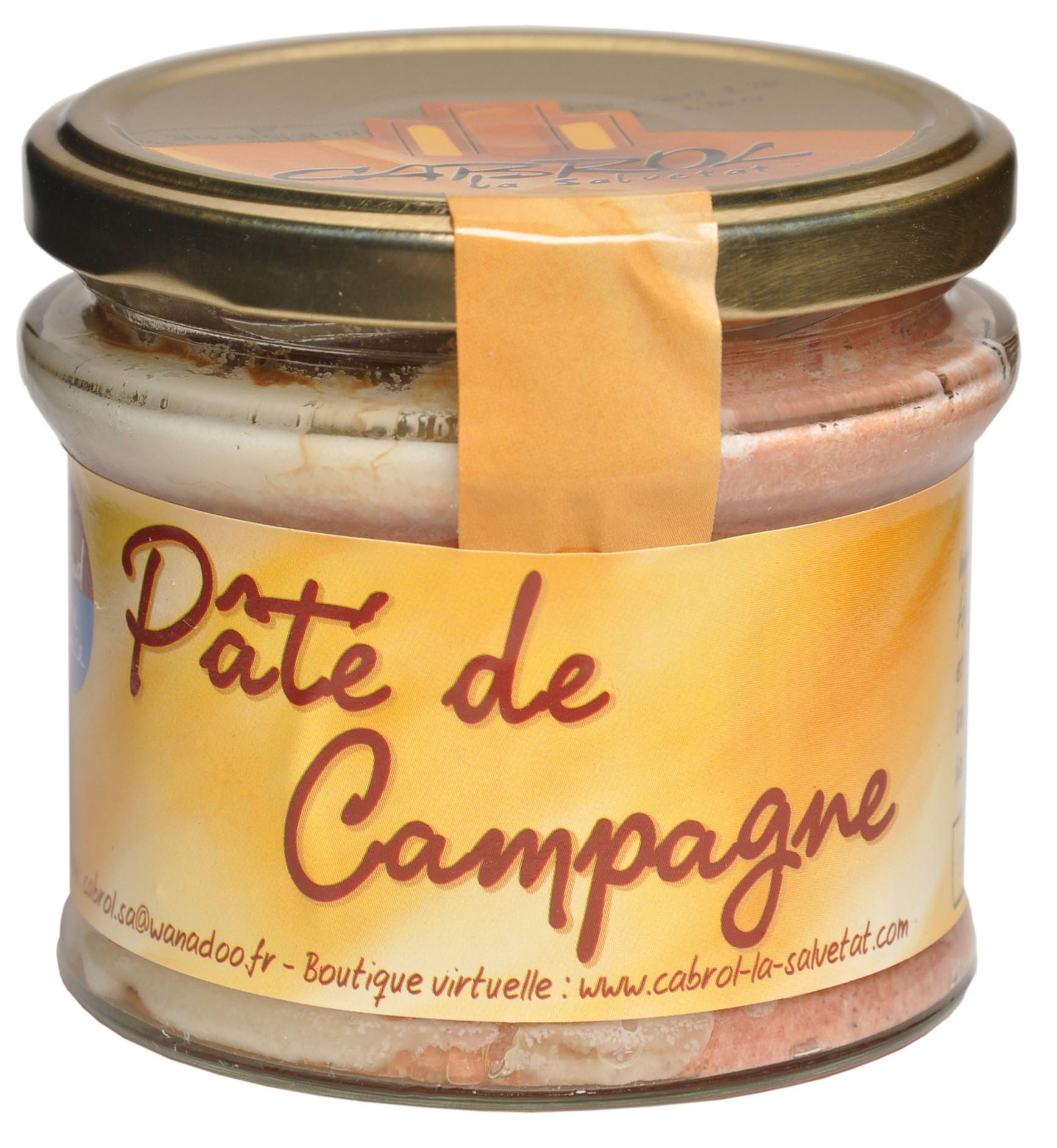 Boite / Verrine de Pate de Campagne a la Salvetoise
