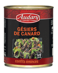 GESIERS DE CANARD CONFITS AU SEL DE GRUISSAN