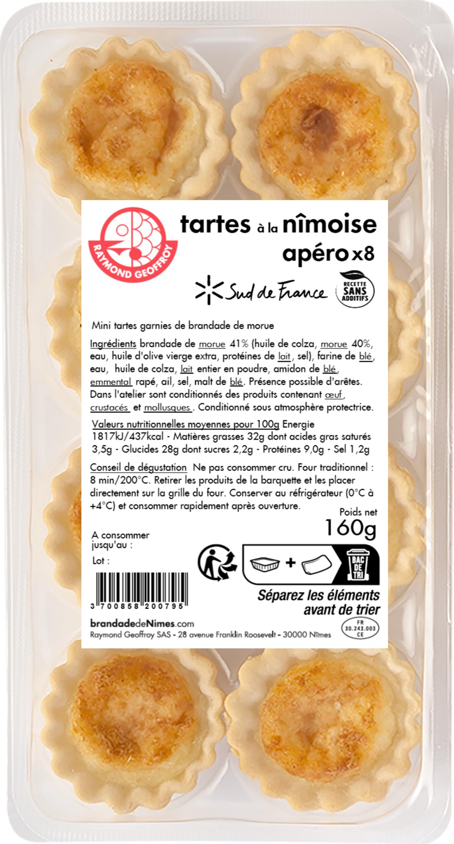 Tartes a la Nimoise apero