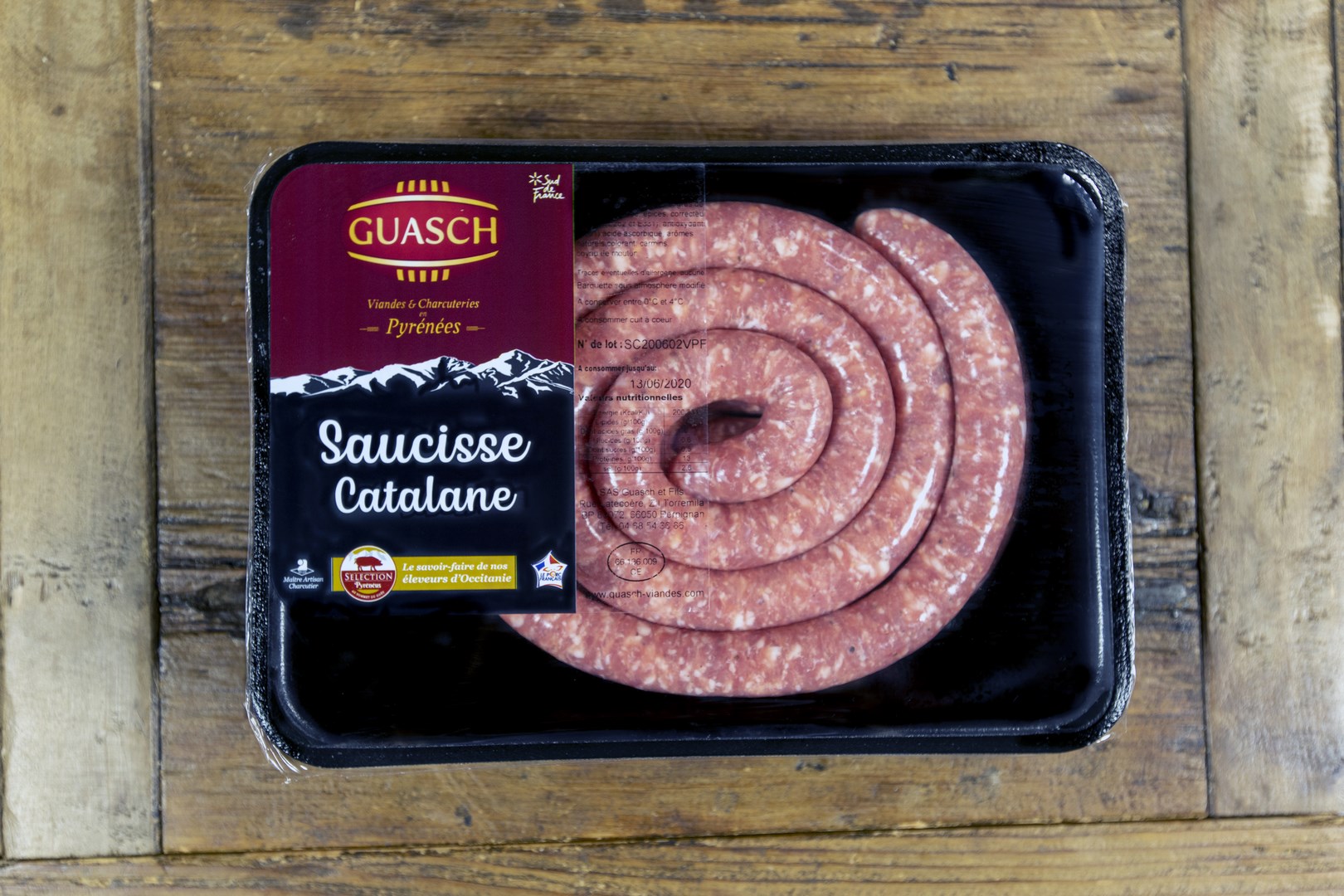 Saucisse fraiche catalane Maison GUASCH