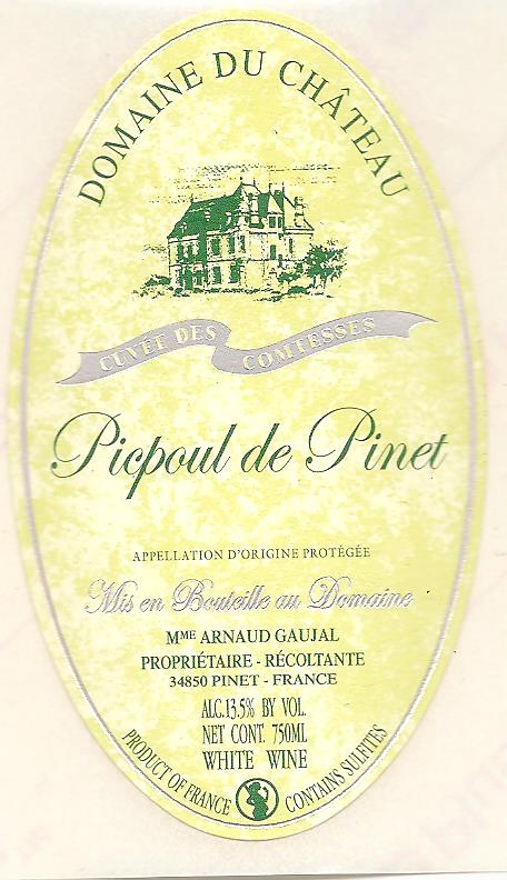 Domaine du Château de Pinet cuvée des Comtesses