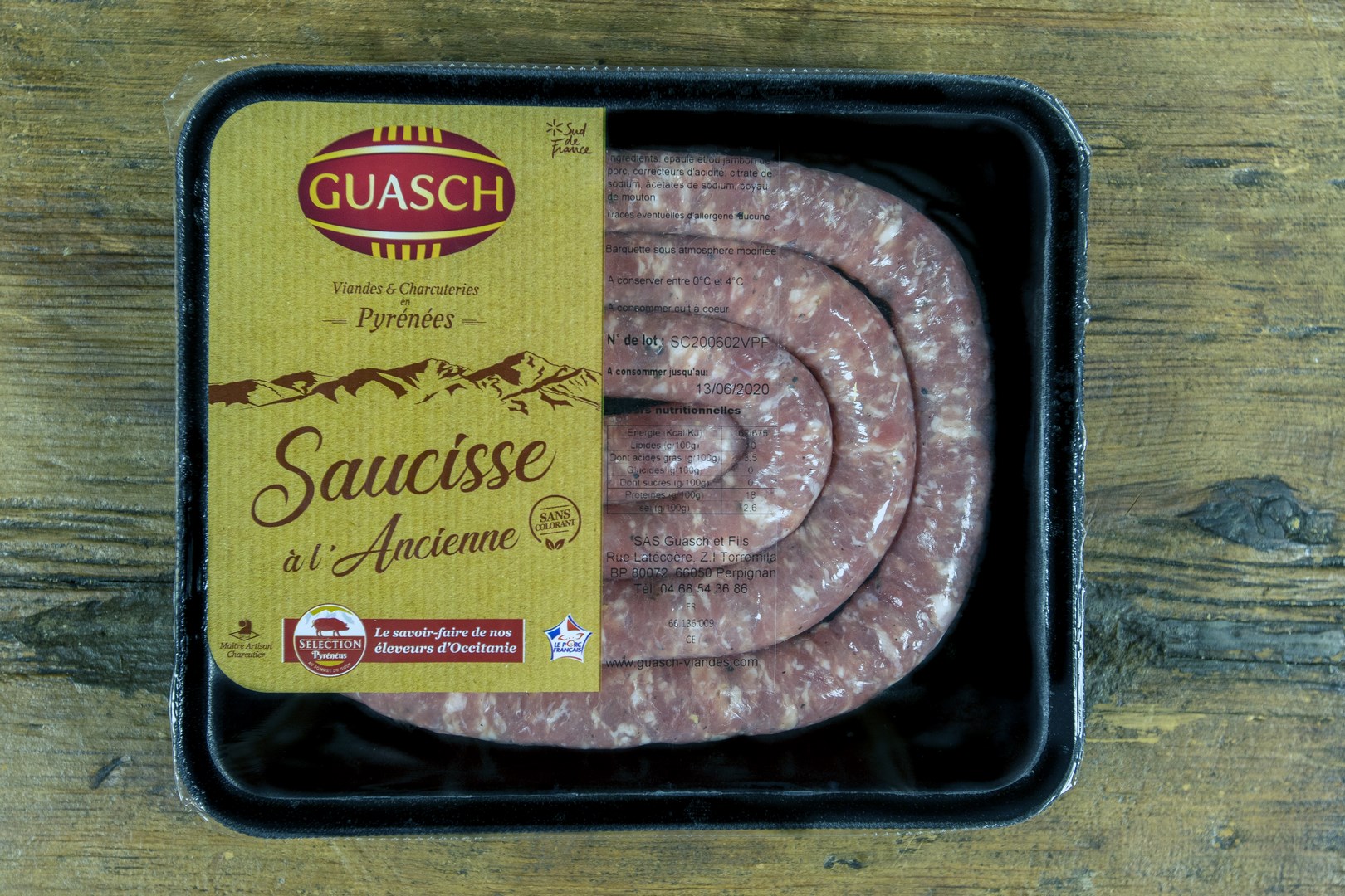 Saucisse à l'Ancienne sans colorant