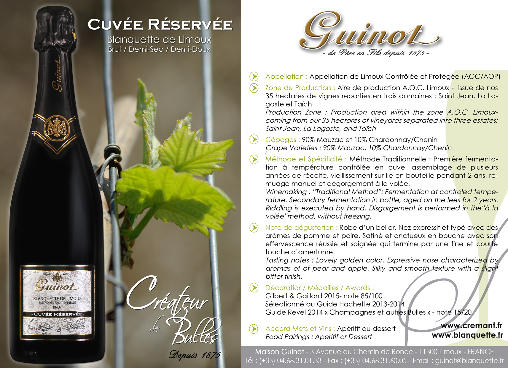 Blanquette Cuvée Réservée