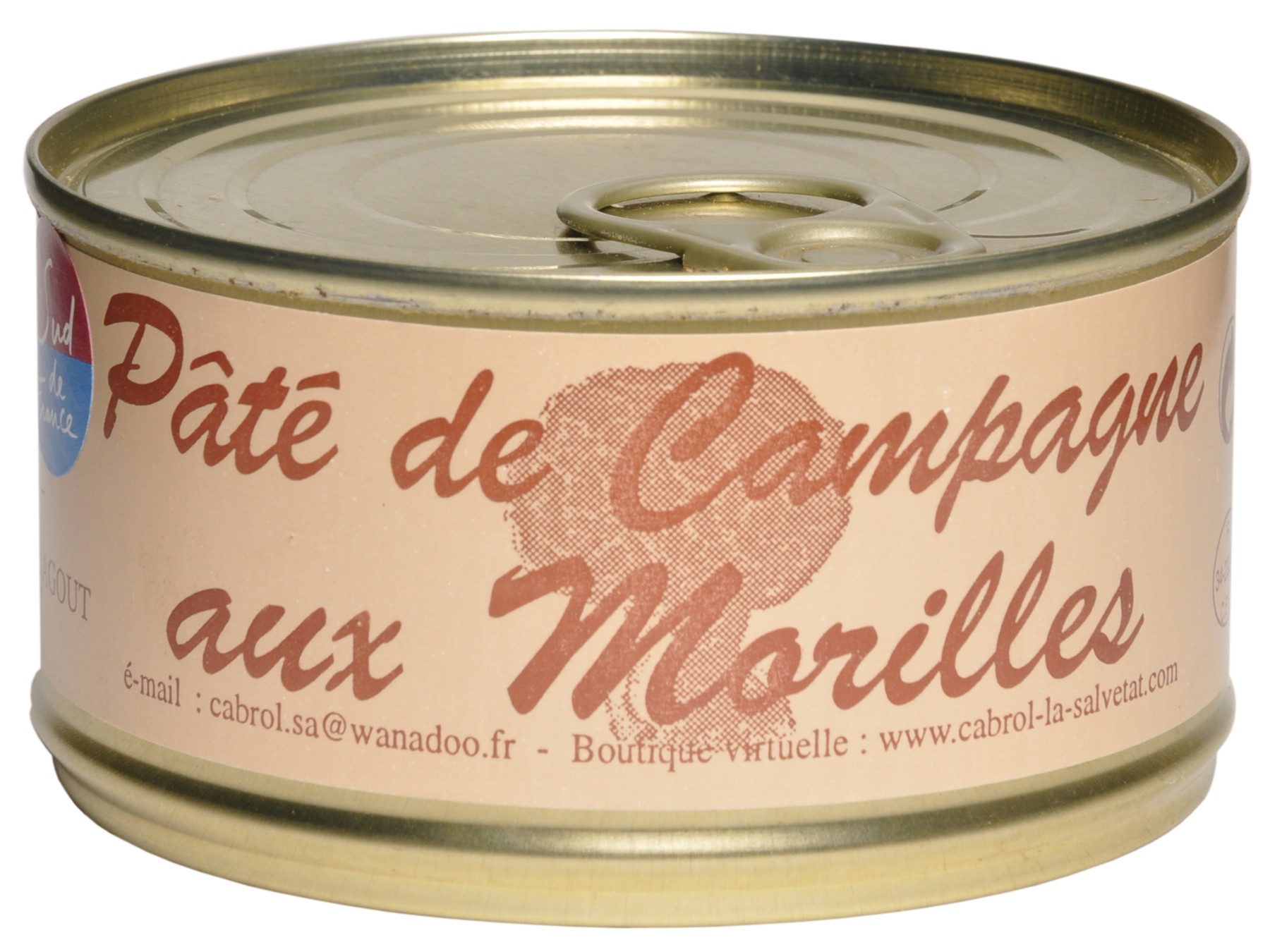 Boite / Verrine de Pate de Campagne aux Morilles