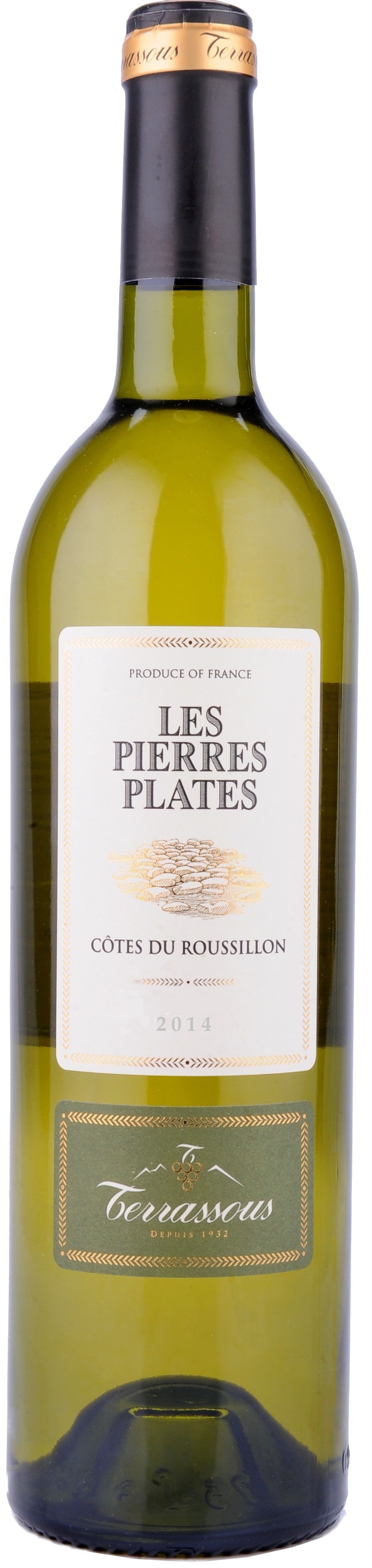 LES PIERRES PLATES BLANC SEC