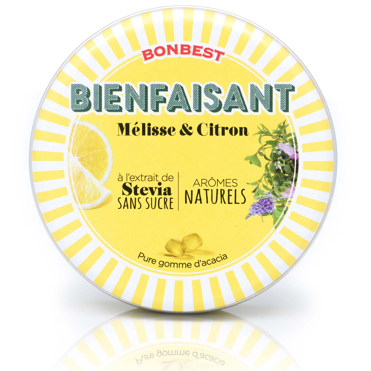 Gommes à la Stévia Mélisse & Citron