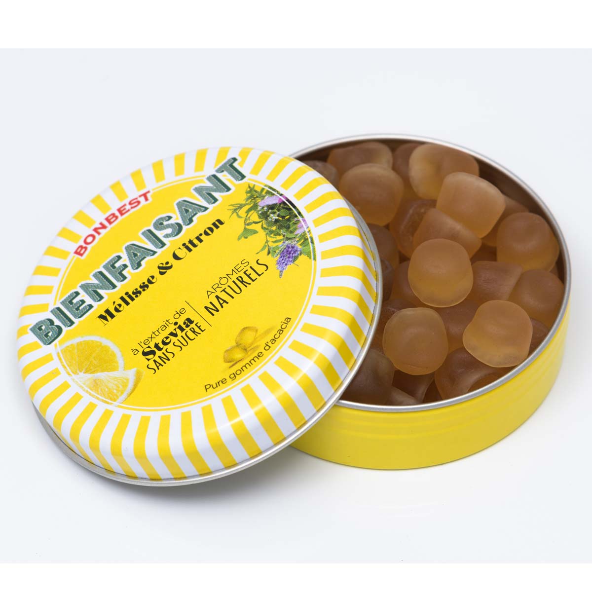Gommes à la Stévia Mélisse & Citron