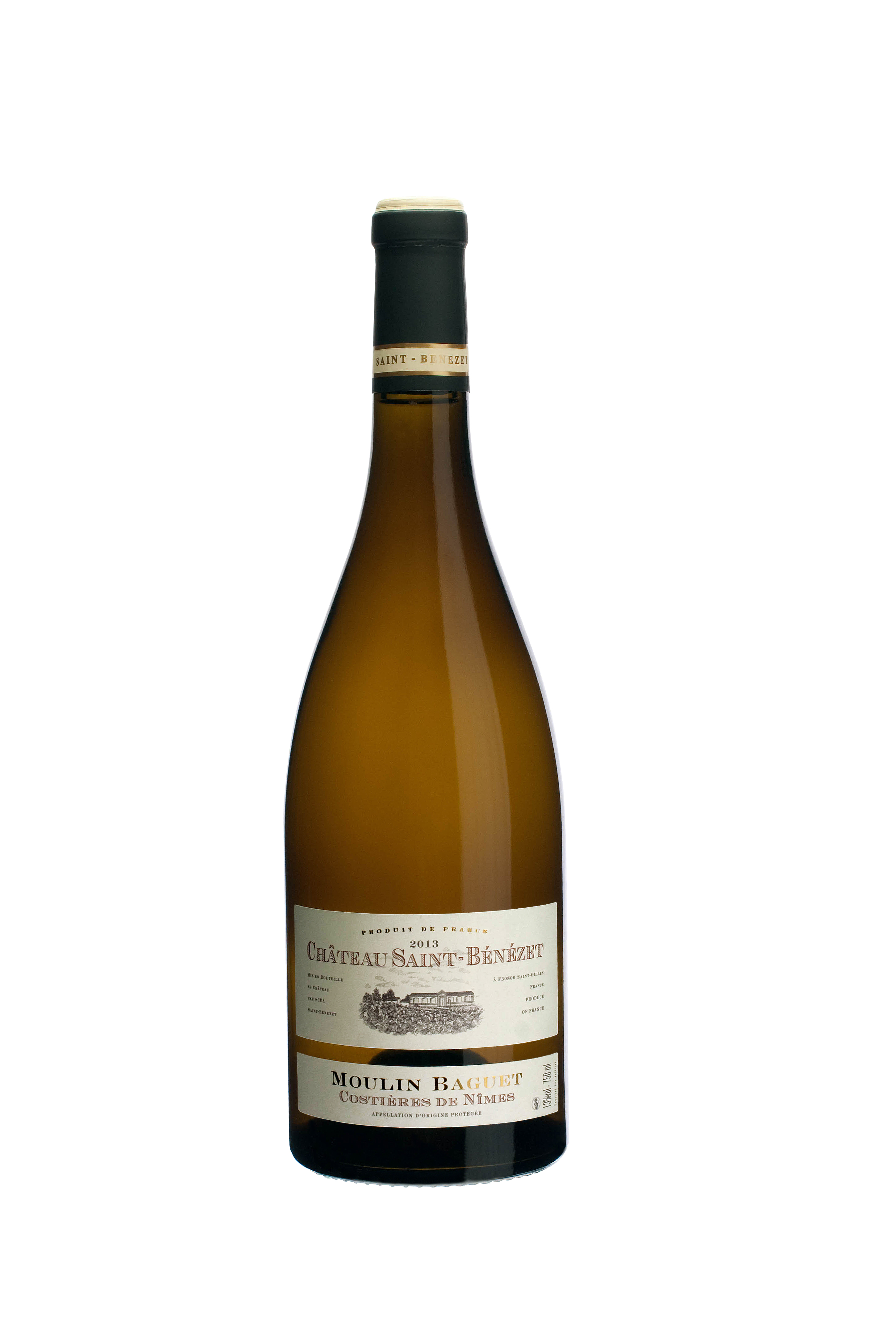 AOP COSTIERES DE NIMES MOULIN BAGUET BLANC