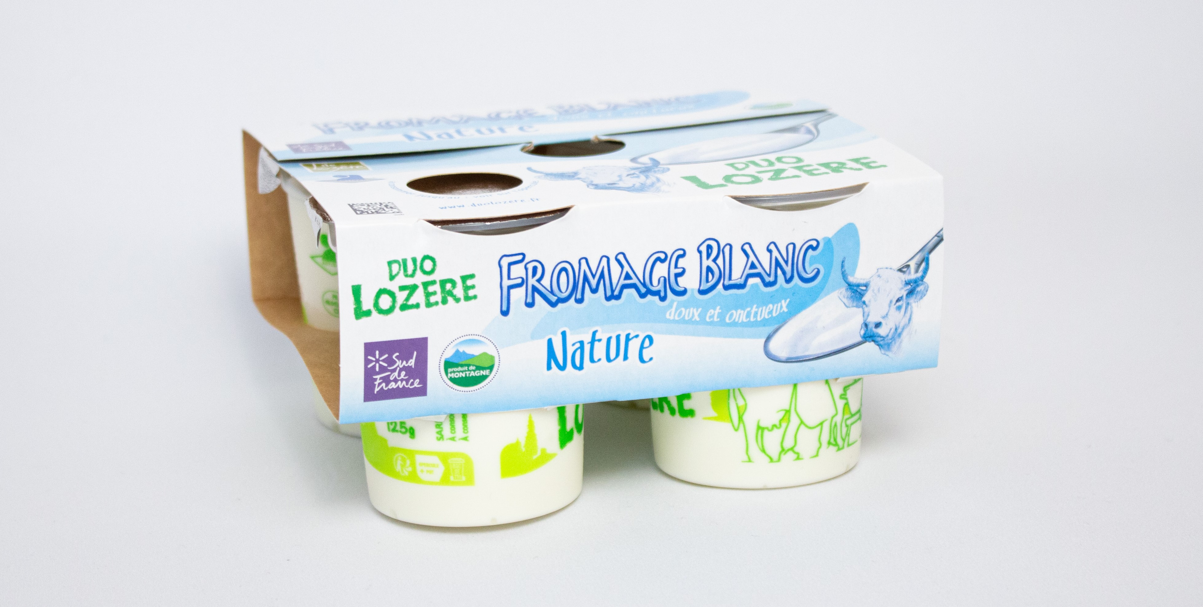 Fromage blanc vache lissé doux et onctueux