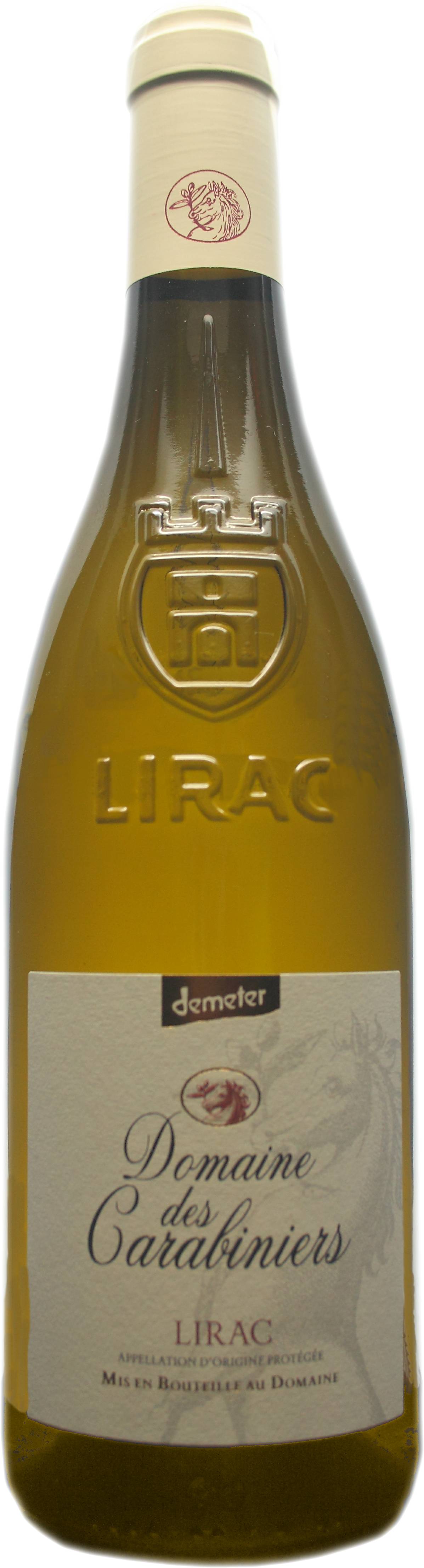DOMAINE DES CARABINIERS AOC LIRAC BLANC
