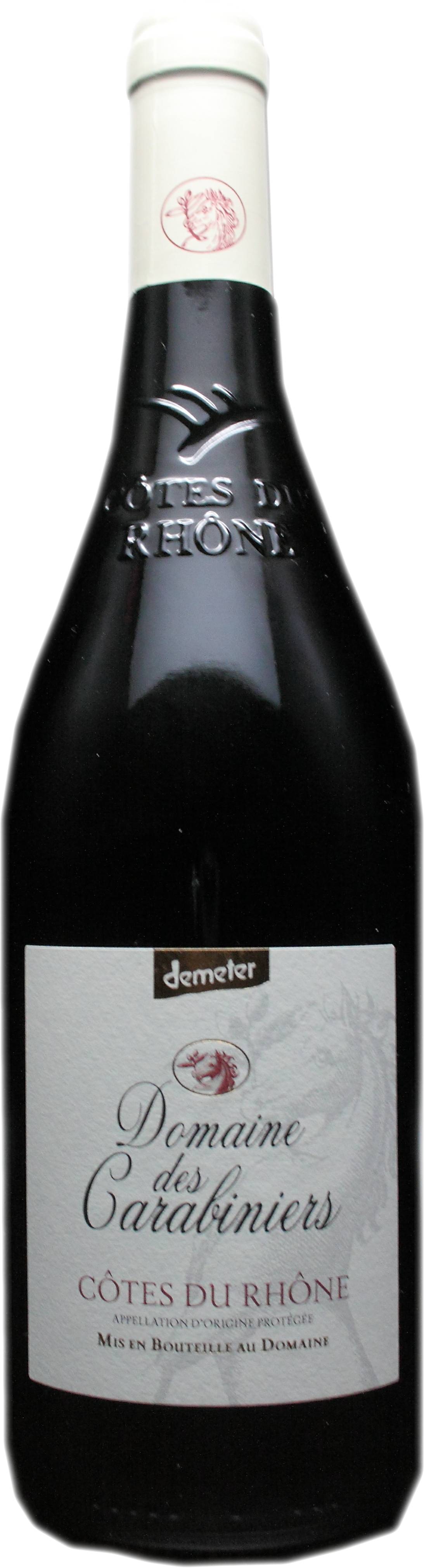 DOMAINE DES CARABINIERS AOP CÔTES DU RHÔNE ROUGE