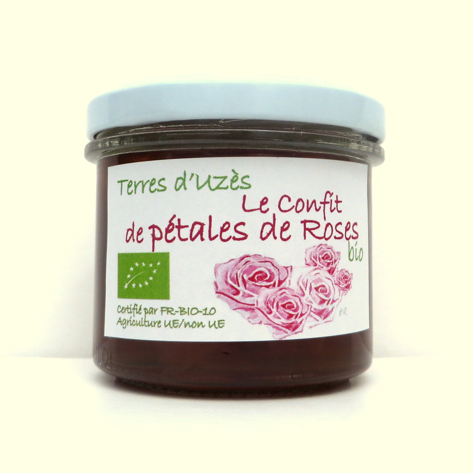 Confit de petales de rose bio