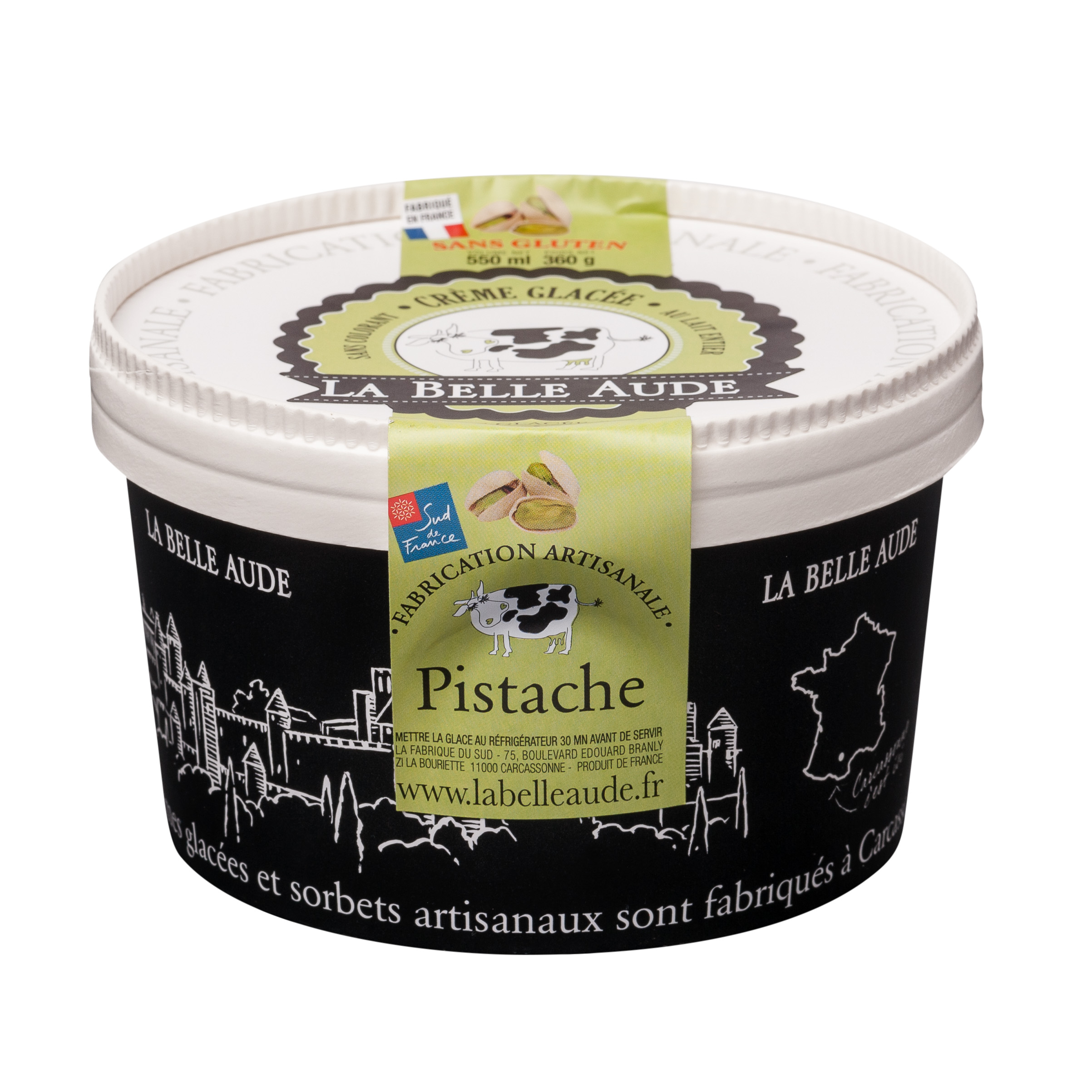 crème glacé pistache