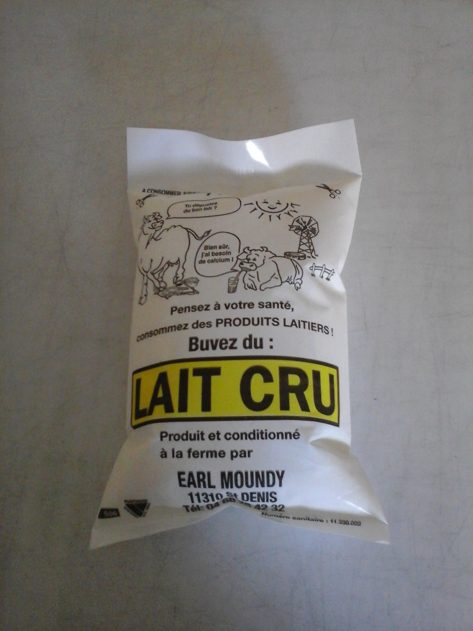 Lait cru