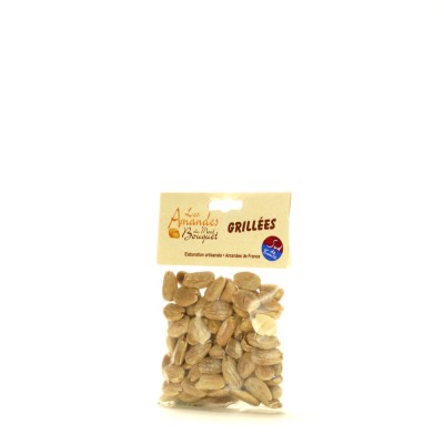 AMANDES GRILLEES NATURES SANS SEL