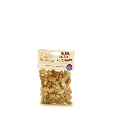 AMANDES GRILLEES SALEES A L'OIGNON