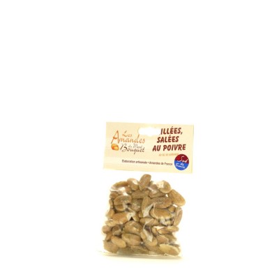 AMANDES SALEES GRILLEES AU POIVRE