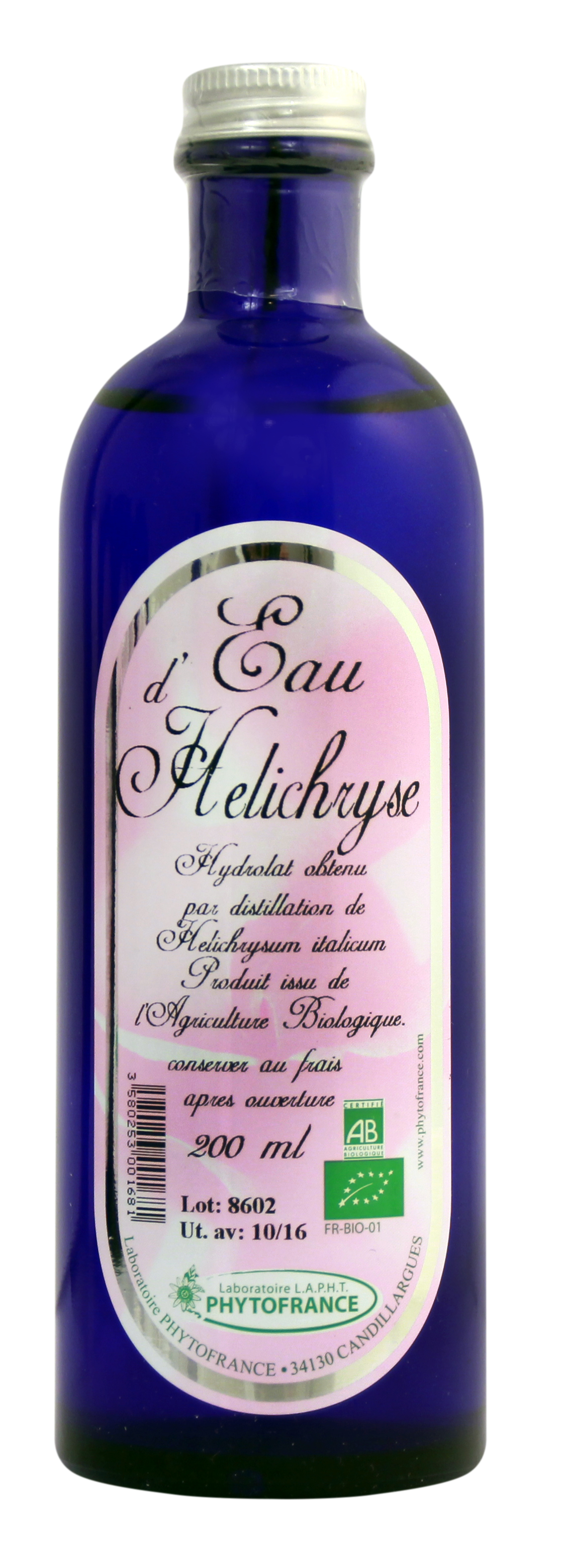 Hydrolat d'Hélichryse