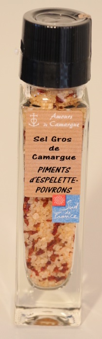 Sel de Camargue PIMENT d'ESPELETTE et POIVRONS
