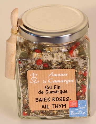 Sel de Camargue BAIES ROSES, AIL et THYM