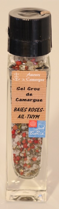 Sel de Camargue BAIES ROSES, AIL et THYM