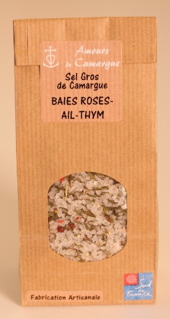 Sel de Camargue BAIES ROSES, AIL et THYM