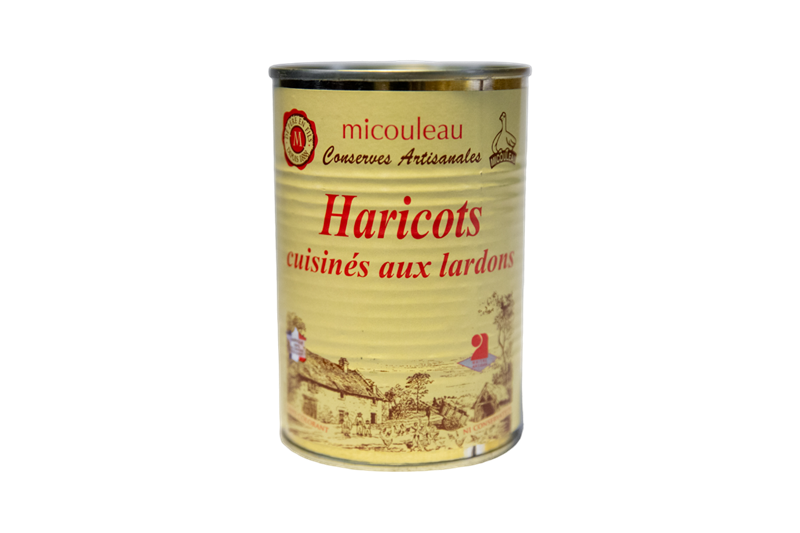 HARICOTS CUISINES AUX LARDONS
