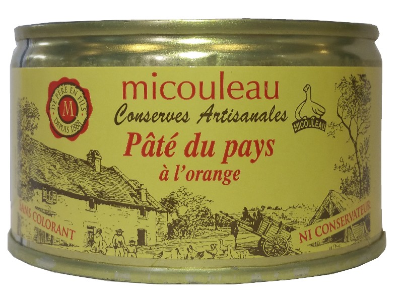 PATE DE PAYS A L'ORANGE