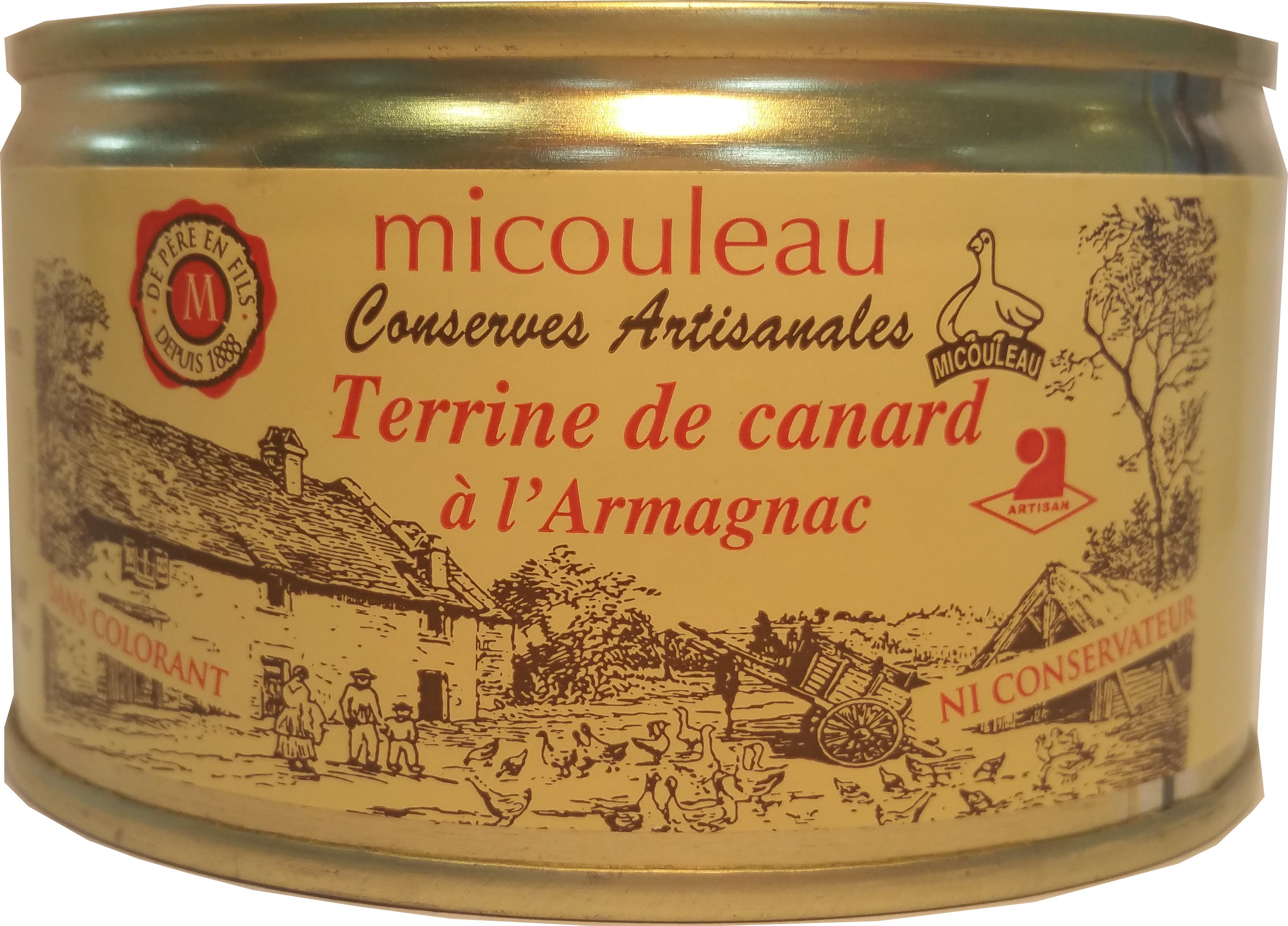 TERRINE DE CANARD A L'ARMAGNAC
