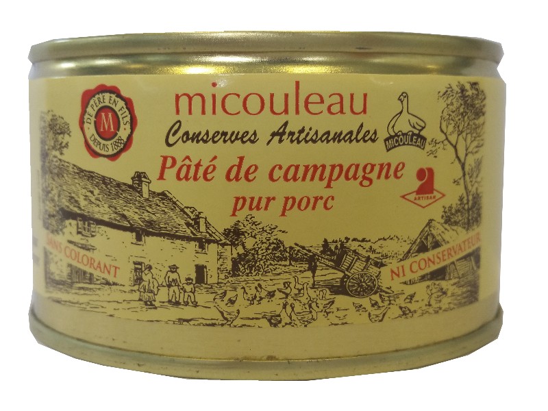 PATE DE CAMPAGNE PUR PORC