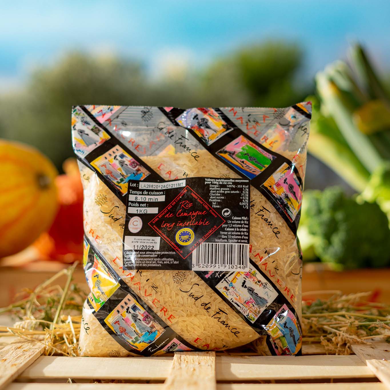 SAC 1 KG MT RIZ DE CAMARGUE IGP LONG ETUVE CUISSON 10 MIN