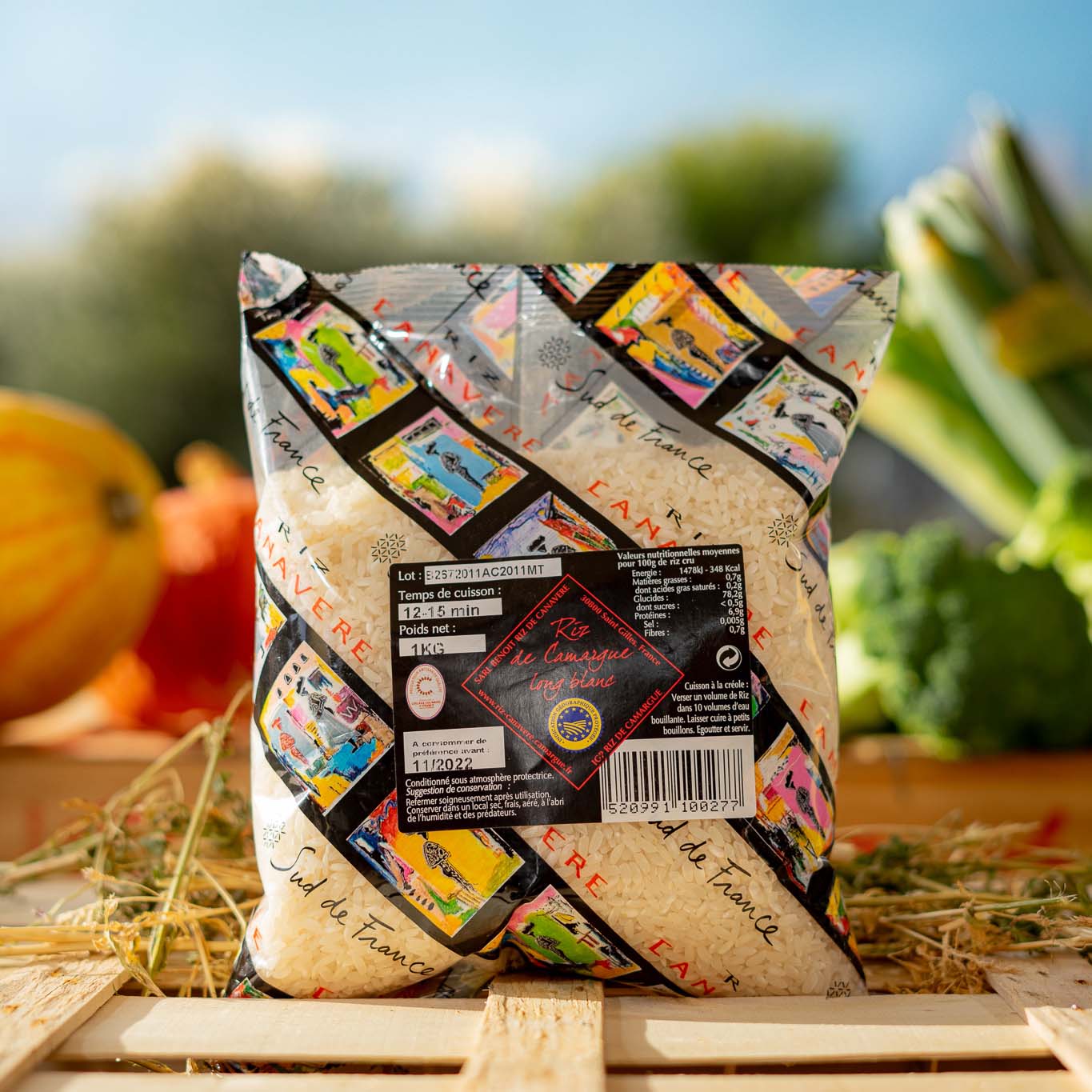 SAC 1 KG MT RIZ DE CAMARGUE IGP LONG BLANC